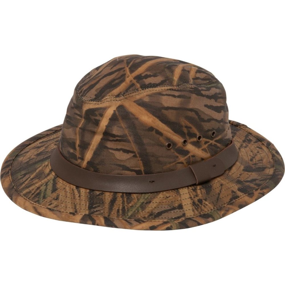 Filson Mossy Oak Camo Tin Packer Hat Size Small Made in USA Shadow Grass New